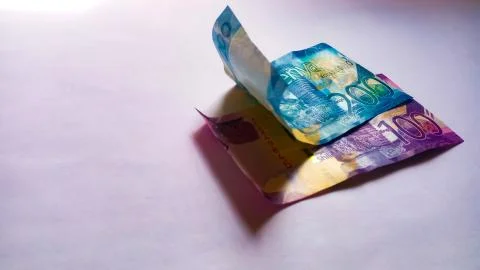 200 and 100 Kenya Notes Isolated Stock Photos