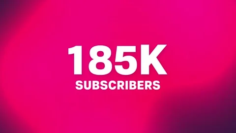 200 K Youtube Subscribers 4K Motion Video Stock Footage 318702891