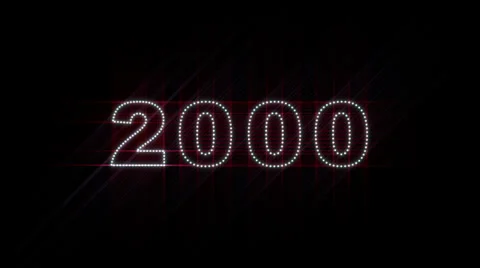 2000-2014 LEDS Count 01 Stock Footage 32226125