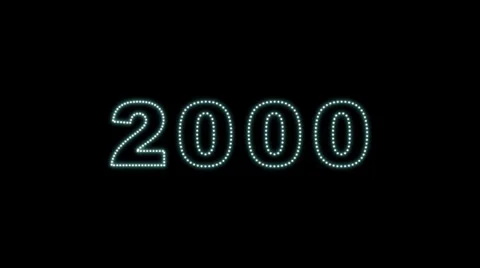 2000-2014 LEDS Count 04 Stock Footage 32634275