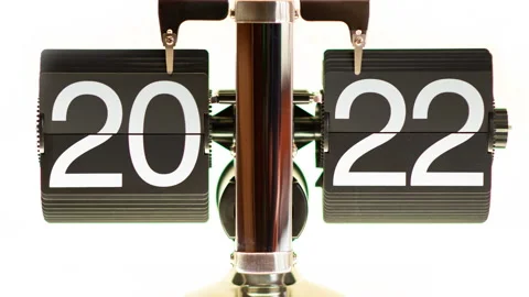 2000-2022 Flip number counter (time lapse) Stock Footage 145236202