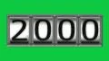 2000 on billboard HD Footage