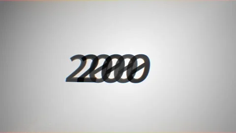 2000 Digital Computer Screen Typing Animation With Blinking Cursor and Y2K Glitc Stock Footage 327162483