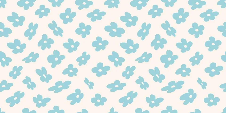 2000s flowers. seamless pattern with abstract colors in delicate pastel sha.. Stock Illustration