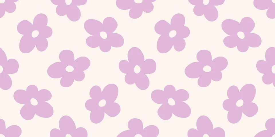 2000s flowers. seamless pattern with abstract colors in delicate pastel sha.. Stock Illustration