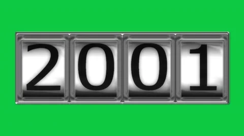 2001 on billboard Stock Footage 10593963