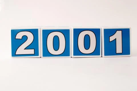 2001 Child's Building Block Stock Illustration