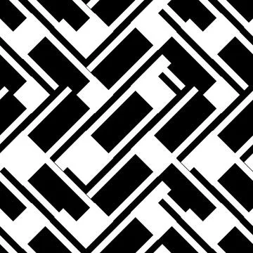 2002 Seamless texture with horizontal black segments Illustrazione stock