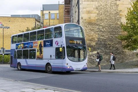 A 2004 Double Decker Bus from the First Bus Company. Foto stock