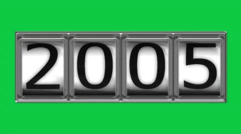 2005 on billboard Stock Footage 10593837