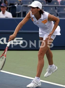2006 US OPEN Virginie Rozanno Stock Photos