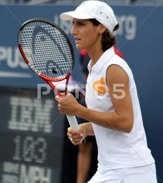 2006 US OPEN Virginie Rozanno Stock Photos