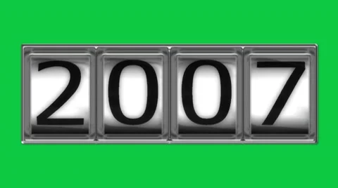 2007 on billboard Stock Footage 10593718