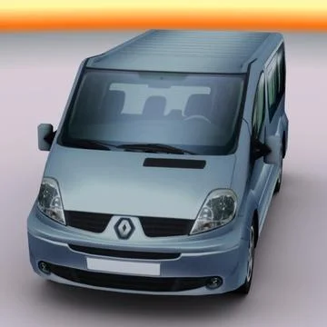 2009 Renault Trafic 3D Model
