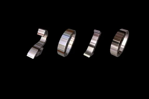 "2010" 3-D Marble Vídeo Stock 572746