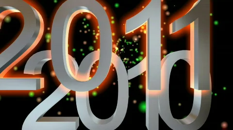 2010  Changes To  2011 In Space Video stock 835765