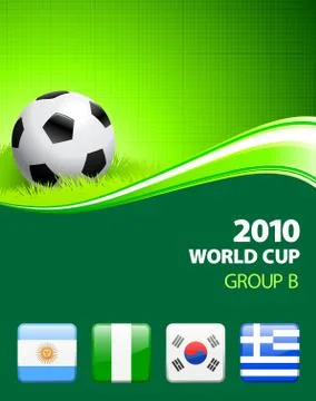 2010 World Cup Group B Stock Illustration