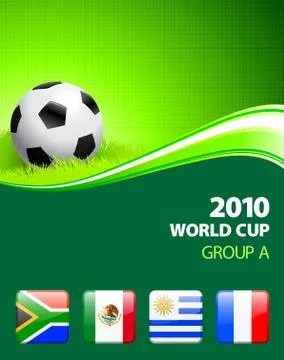 2010 World Cup Group A Illustrazione stock