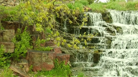 20100513 Waterfall07 Stock Footage 1451952