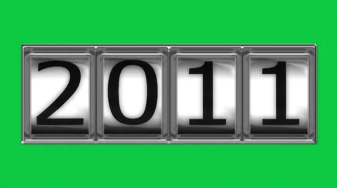 2011 on billboard Stock Footage 10598327