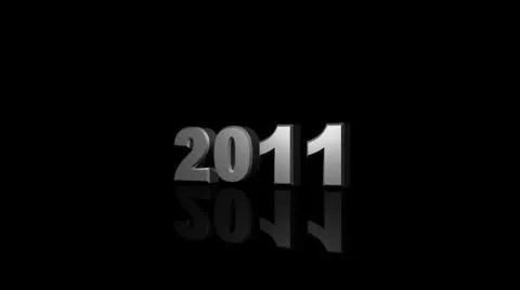 2011 Exploding into 2012 HD Video stock 8916875