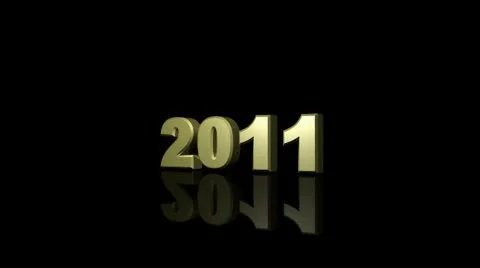 2011 Exploding into 2012 HD Video stock 8916911