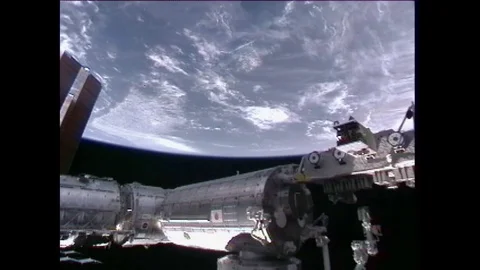 2011-ISS-Expedition 29 / Earth Orbit / Nov 2, 2011 Stock Footage