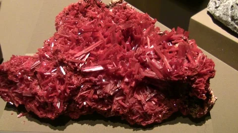 2011 LANHM Crystals room (red) V09523 Stock Footage 47598916