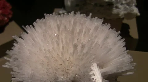 2011 LANHM Crystals room (superman spikes) V09524 Stock Footage 47599462