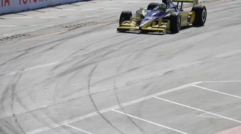 2011 LONG BEACH GRAND PRIX - LBGP INDY TURN 1 2 Video stock 4141153