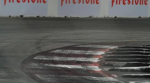2011 LONG BEACH GRAND PRIX - LBGP INDY TURN 10 8 Stock Footage 4280201