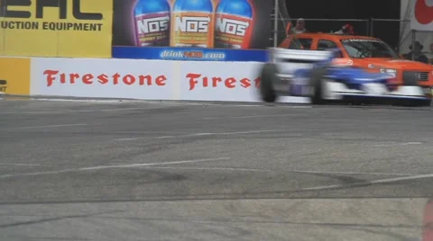 2011 LONG BEACH GRAND PRIX - LBGP INDY TURN 10 6 Stock Footage 4280313