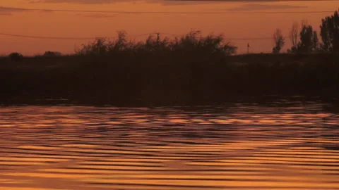 20110220114434 River at Sunset Stock Footage 213169325