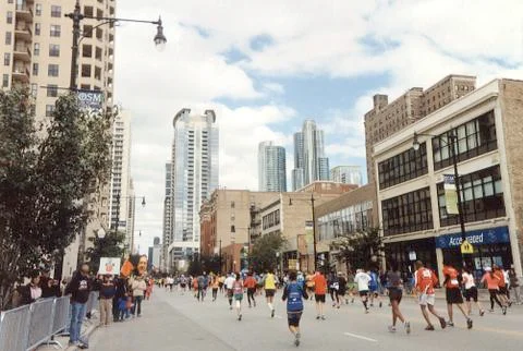 2012 Chicago Marathon Foto stock