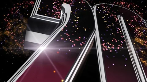 2012 fireworks Stock Footage 8662074