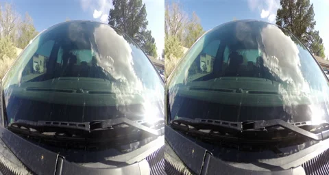 2012 ford fusion 3D windsheild reflections Stock Footage 40768748