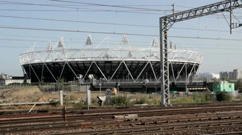 2012 London Olympic Stadium Stock Footage 8985890