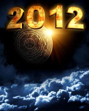 2012. Maya prophecy Stock Illustration