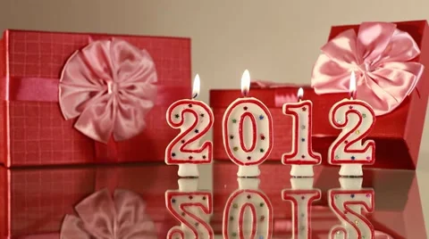 2012 new year Stock Footage 8683668
