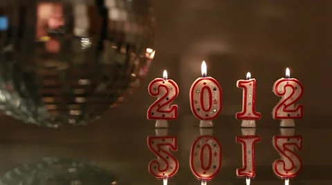 2012 new year Stock Footage 8683742