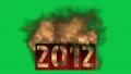 2012 new year (greenscreen) HD Footage