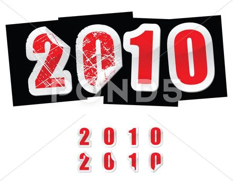 2012 new year greetings Stock Illustration