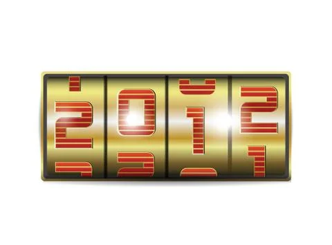 2012 new year 스톡 일러스트