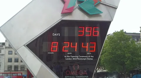 2012 Olympic Clock 動画素材 7910072