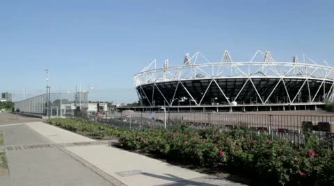 2012 Olympic Stadium Stock Footage 8984185