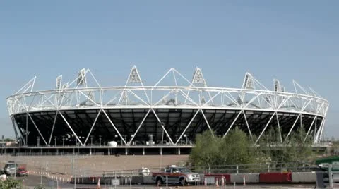 2012 Olympic Stadium Stock Footage 9137351