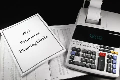 2012 Retirement Planning Guide Stock Photos