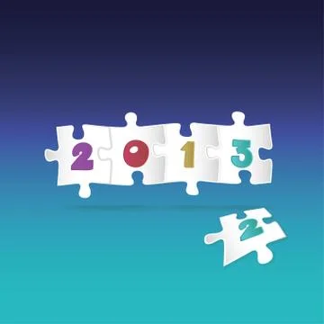 2013 card Stock Illustration