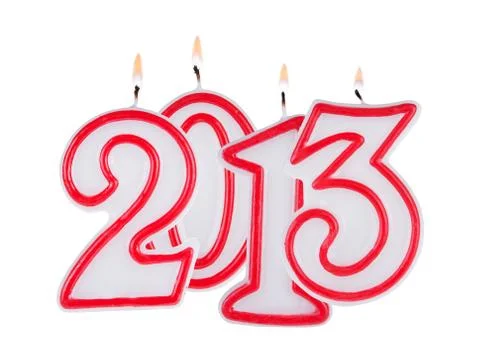 2013 digits Stock Illustration