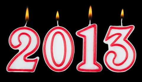 2013 digits Stock Illustration